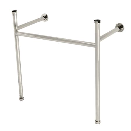 Kingston Brass Stainless Steel Console Sink Legs, Polished Nickel VPB28146